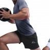 Nike Pro Training Shorts Sportivi Nero Logo Bianco Uomo