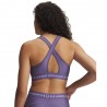 Under Armour Reggiseno Sportivo Cross Mid Viola Donna