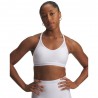 Under Armour Reggiseno Sportivo Crossback Low Bianco Donna