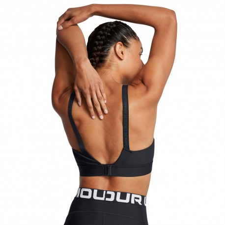 Under Armour Reggiseno Sportivo Infinity Mid Nero Donna