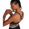 Under Armour Reggiseno Sportivo Infinity Mid Nero Donna