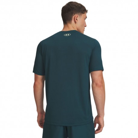 Under Armour Maglietta Palestra Tech Play Verde Uomo