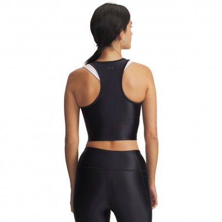 Under Armour Top Palestra Shine Nero Donna