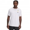 Under Armour Maglietta Palestra Logo Back Bianco Uomo