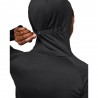 On Felpa Running Climate Zip Nero Donna