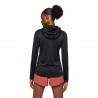 On Felpa Running Climate Zip Nero Donna