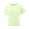 Salomon T-Shirt Trail Running Shkout Air Crop Butterfly Donna