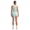 Nike Aeroswift Crop Top Running Barely Verde Nero Donna