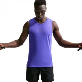 Nike Pro Gilet Sportivo Viola Uomo