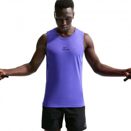 Nike Pro Gilet Sportivo Viola Uomo