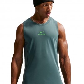 Nike Pro Gilet Sportivo Verde Uomo