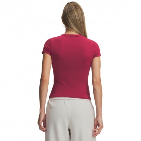 Under Armour T-Shirt Palestra Motion Fitted Bordeaux Donna