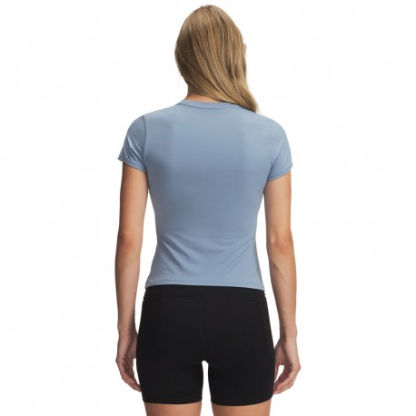 Under Armour T-Shirt Palestra Motion Fitted Azzurro Donna