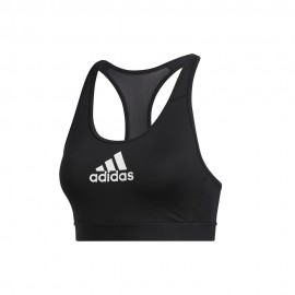 ADIDAS reggiseno sportivo logo nero donna