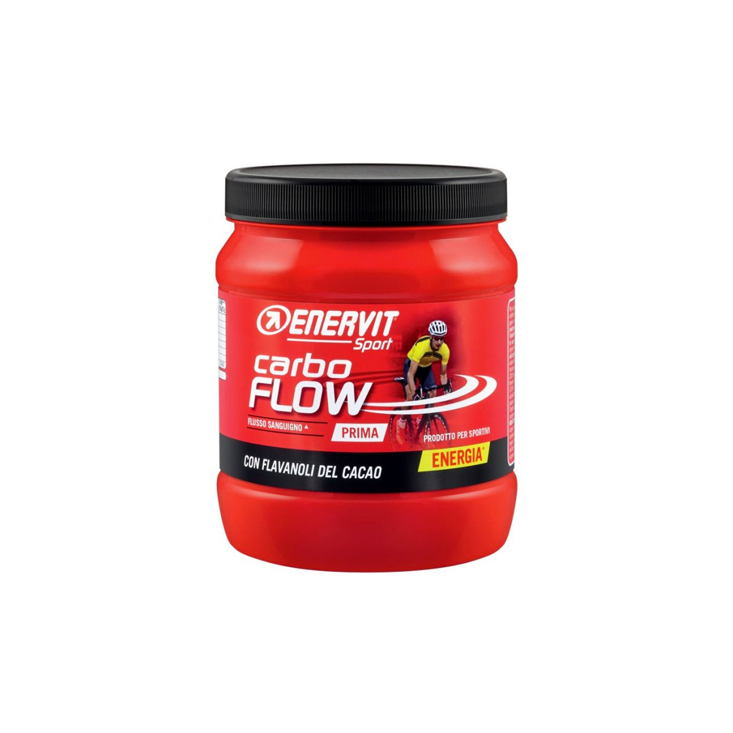 Enervit Integratore Vitamine Carbo Flow Barattolo Cacao